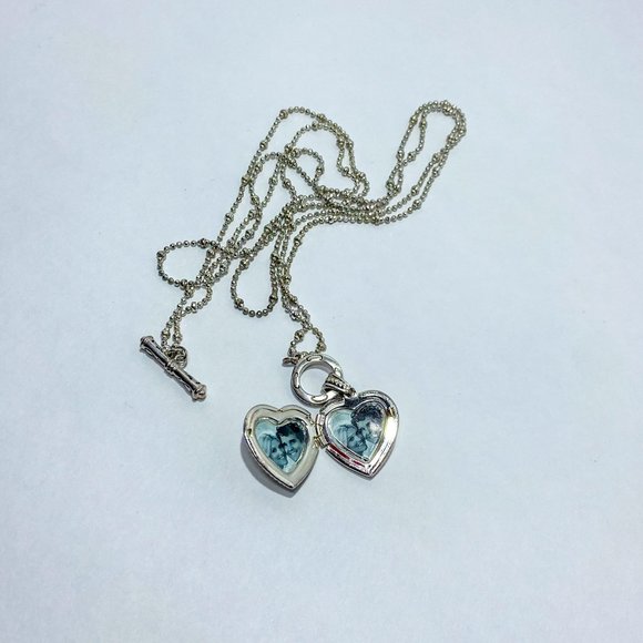 Sterling Silver Necklace With Heart Locket Pendant- "We Love Mom" Inscription - Picture 4 of 5